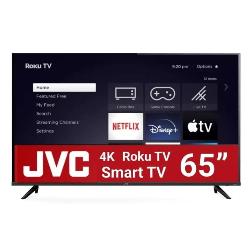 TV JVC 65 Pulgadas Roku 4K LED SI65URF